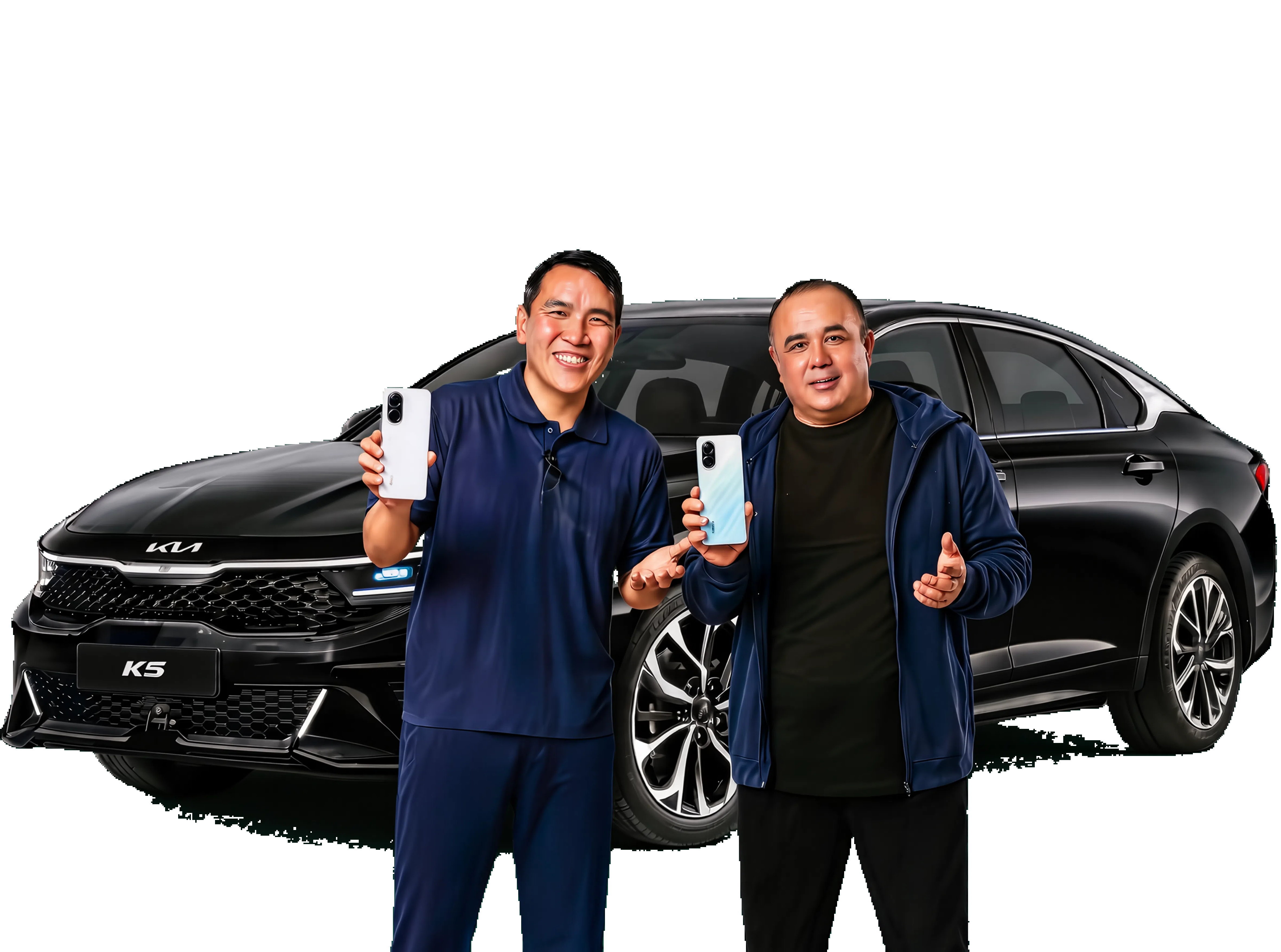 KIA K5 va Redmi A5 sovg'alari